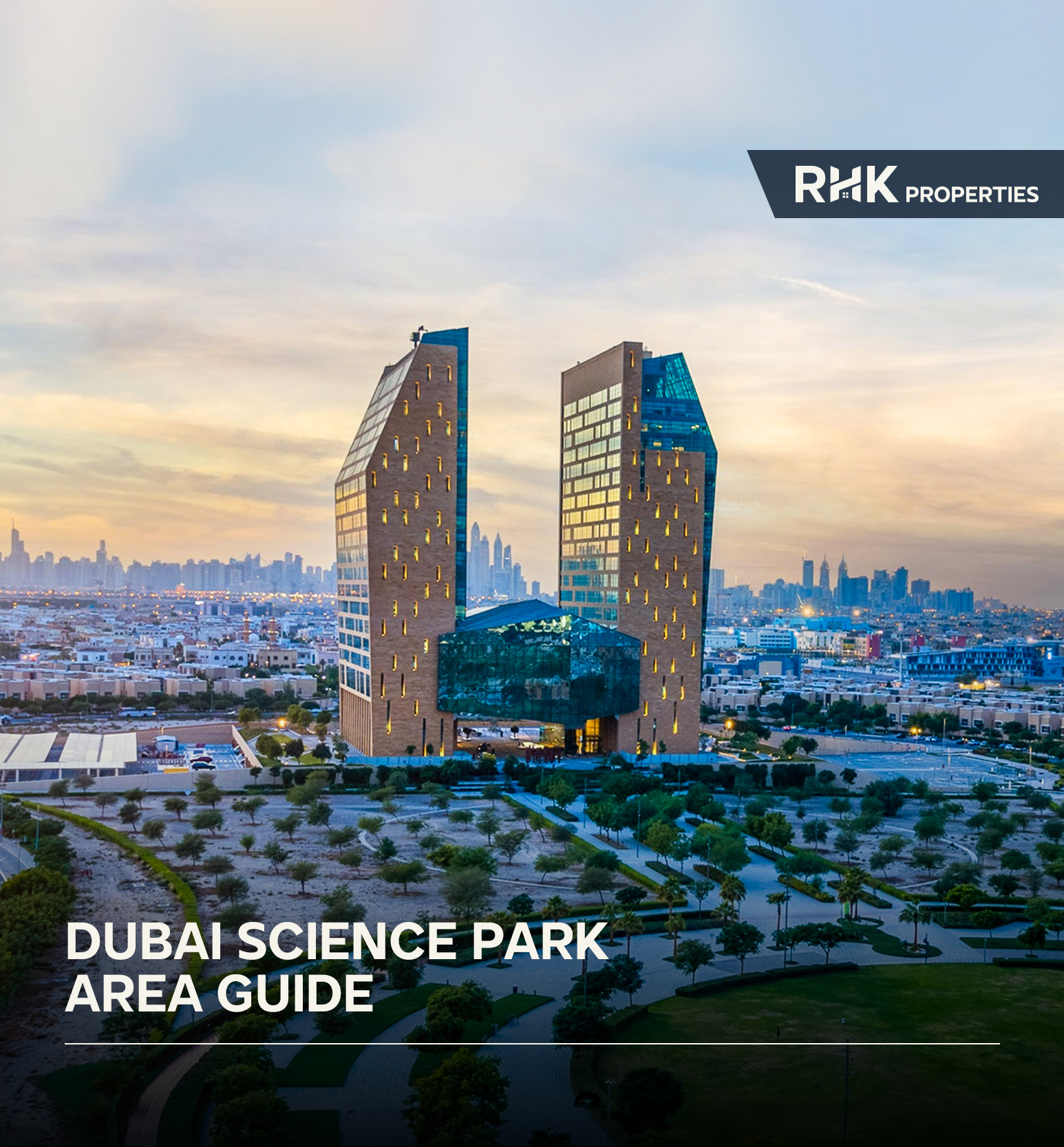 Dubai Science Park residential towers Al Barsha South skyline