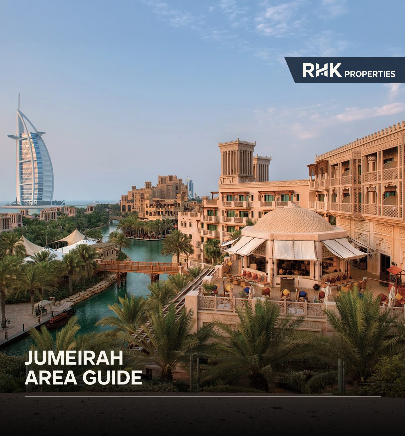 Aerial view of Palm Jumeirah showcasing luxury residences, hotels, and private beaches.