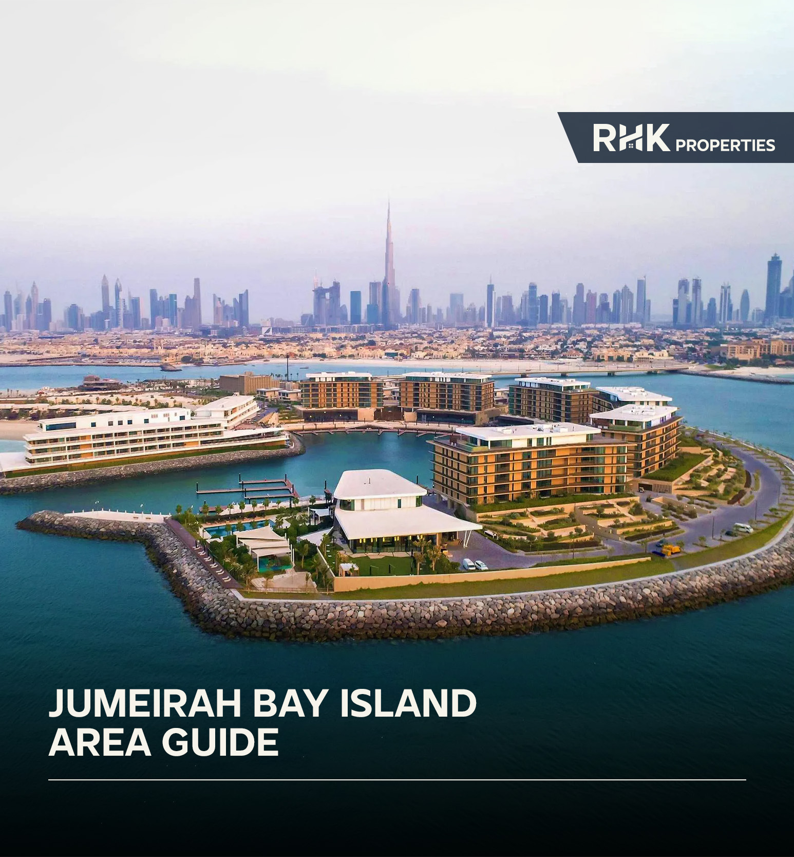 Luxury villa on Jumeirah Bay Island with private beach access and panoramic Arabian Gulf views.